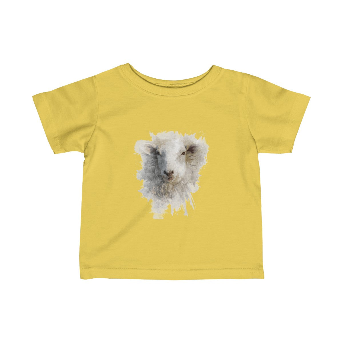 Watercolor Sheep Baby Tee