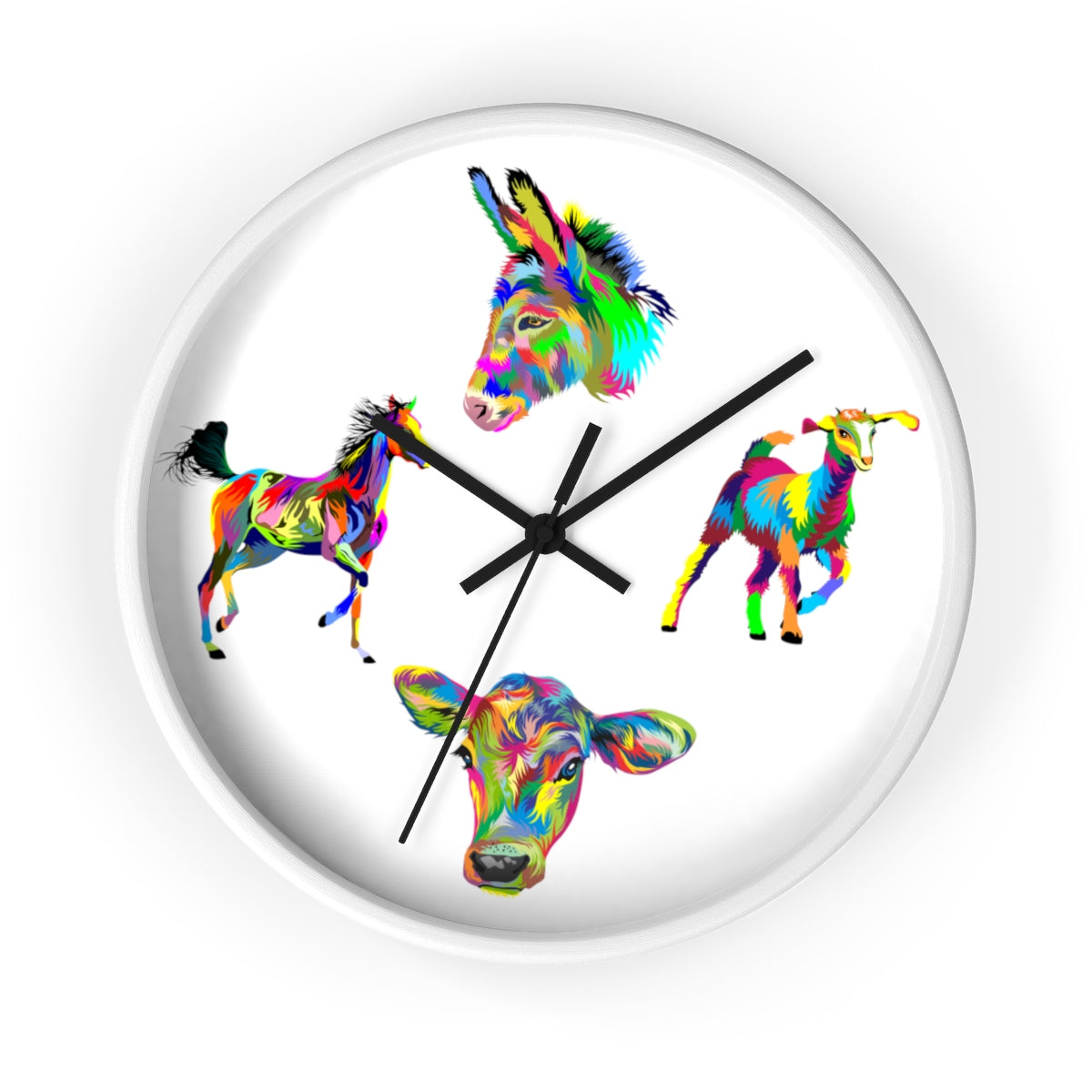 Barn Time Wall clock