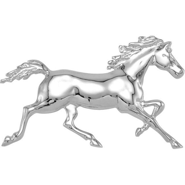 Standardbred Trotter Sterling Silver Pendant
