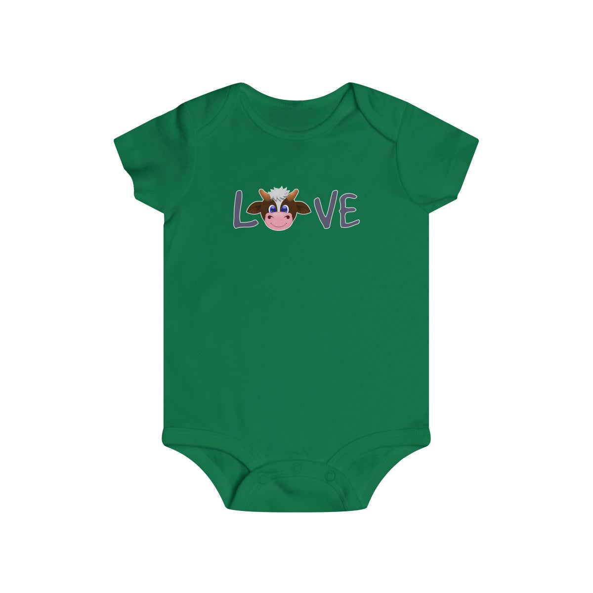 Cow LOVE Baby Fine Jersey Onesie