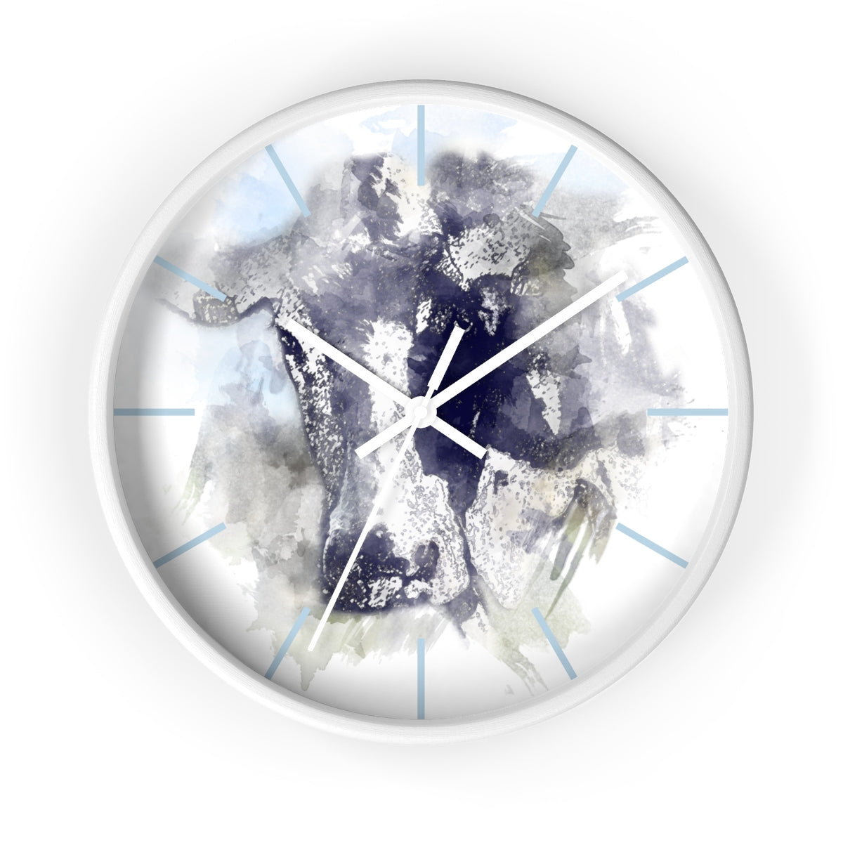 Holstein Water Color Wall clock
