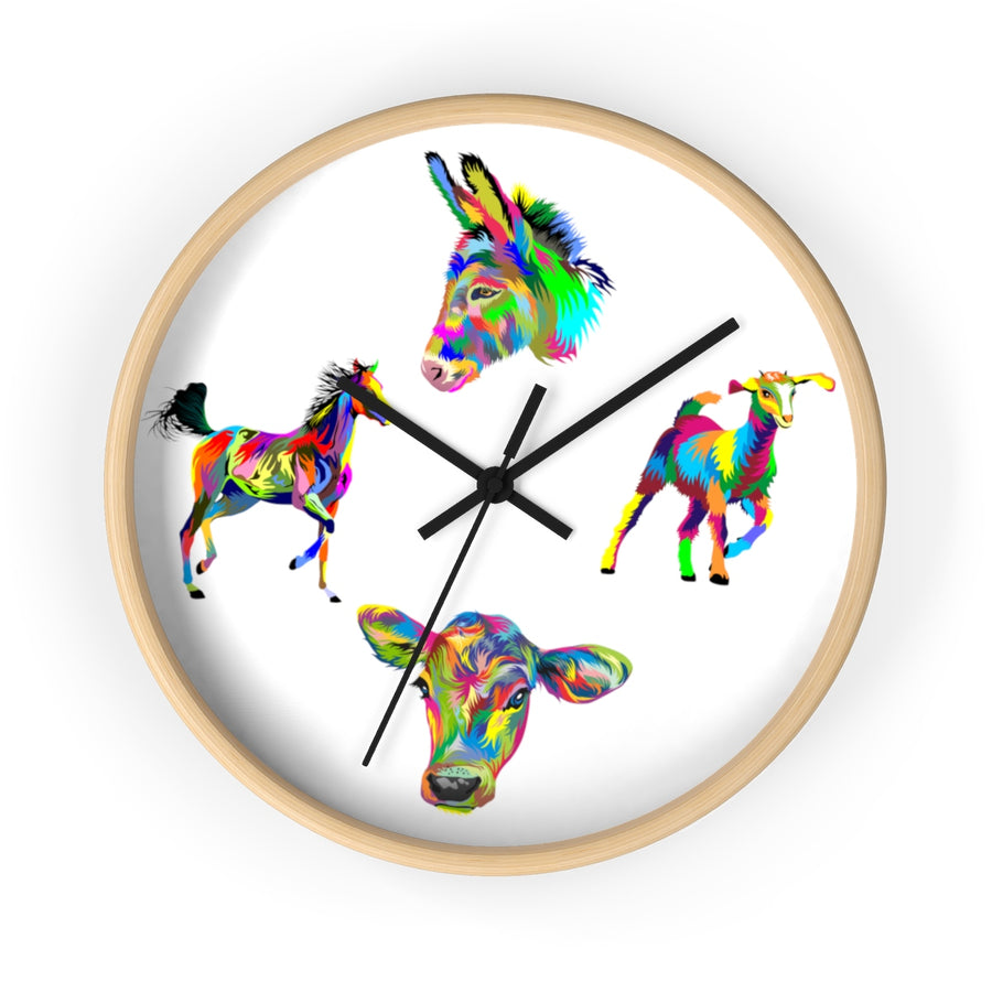 Barn Time Wall clock