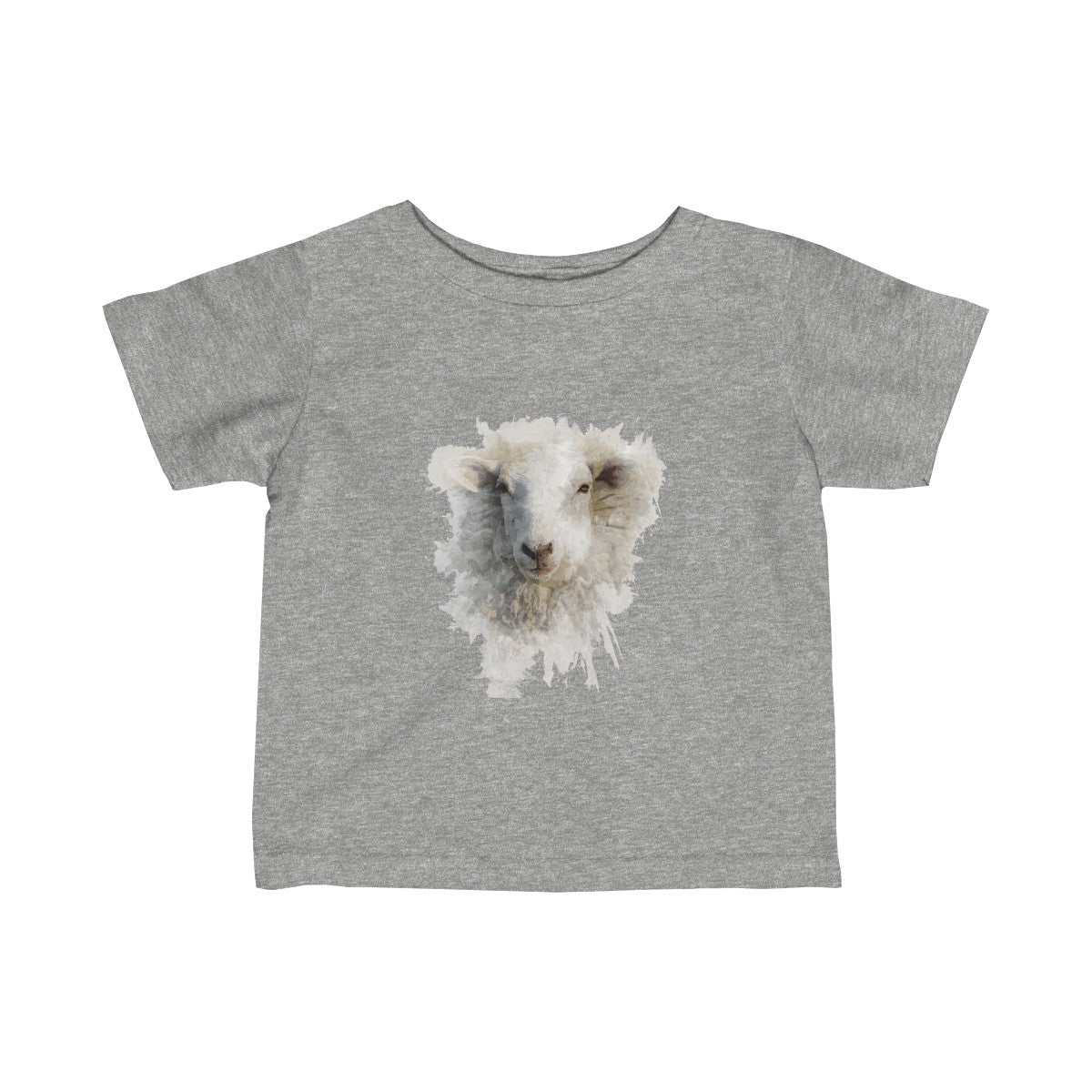 Watercolor Sheep Baby Tee