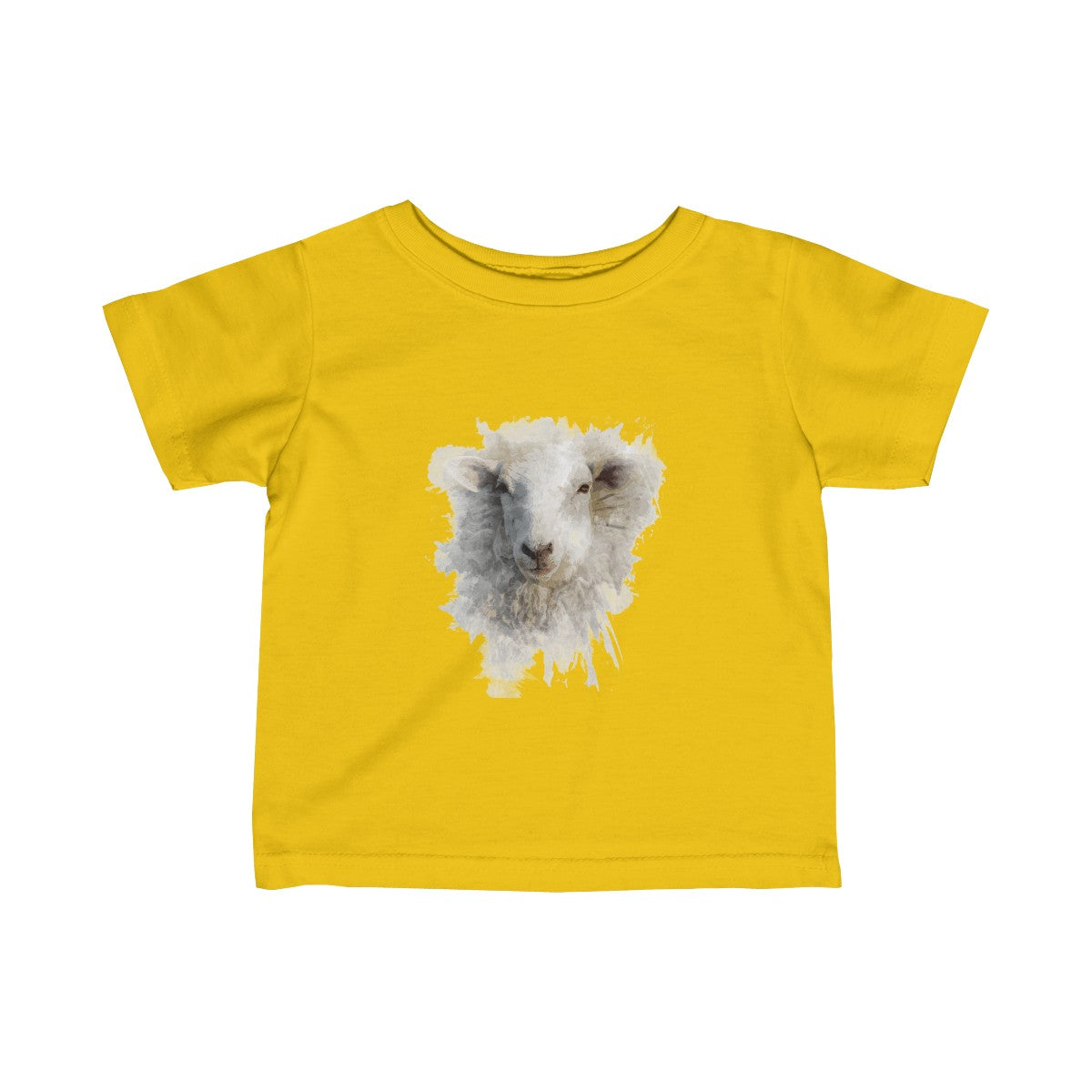 Watercolor Sheep Baby Tee