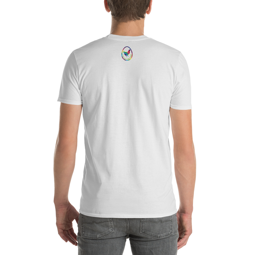 Watercolor Holstein Cow Men's Short-Sleeve T-Shirt