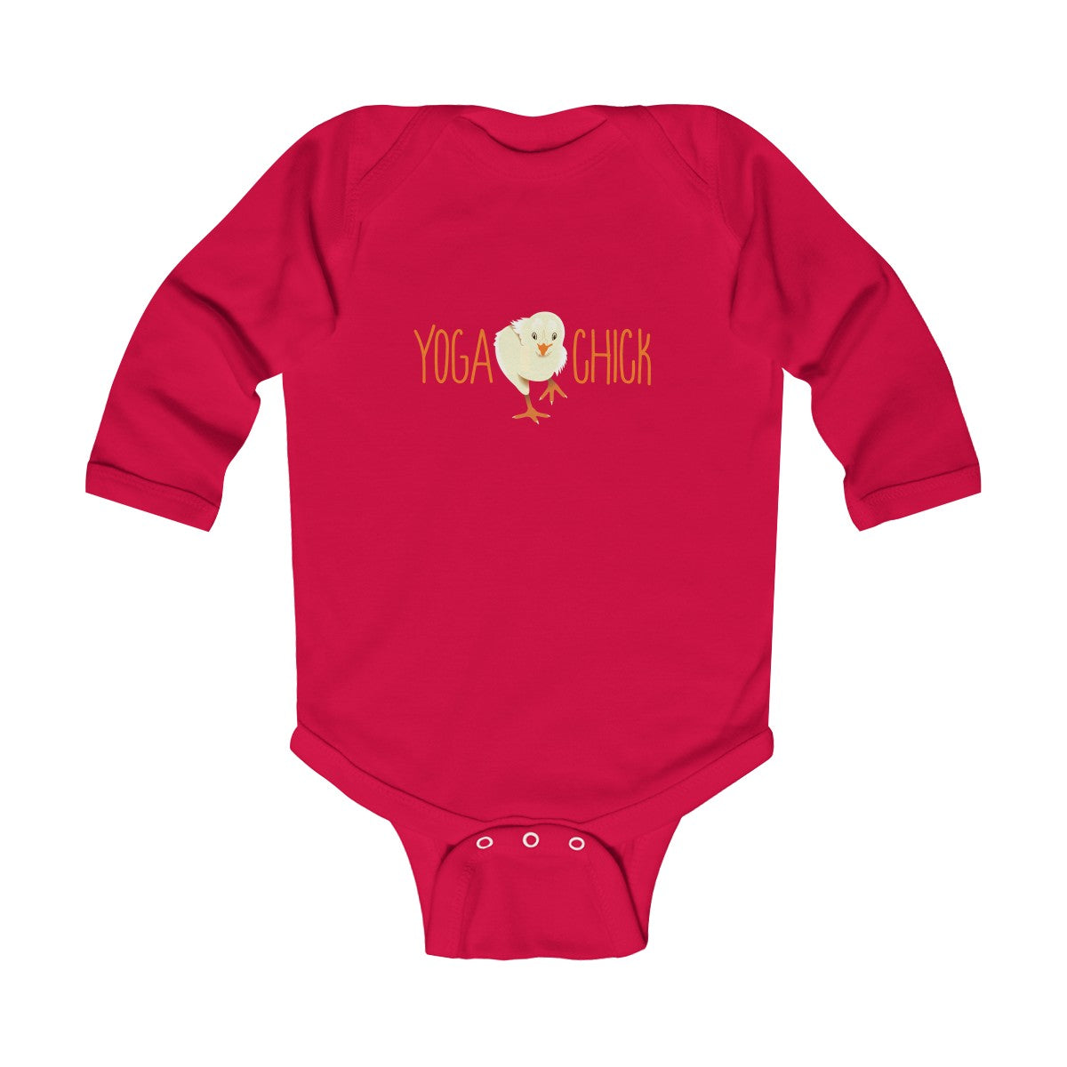 Yoga Chick Long Sleeve Onesie