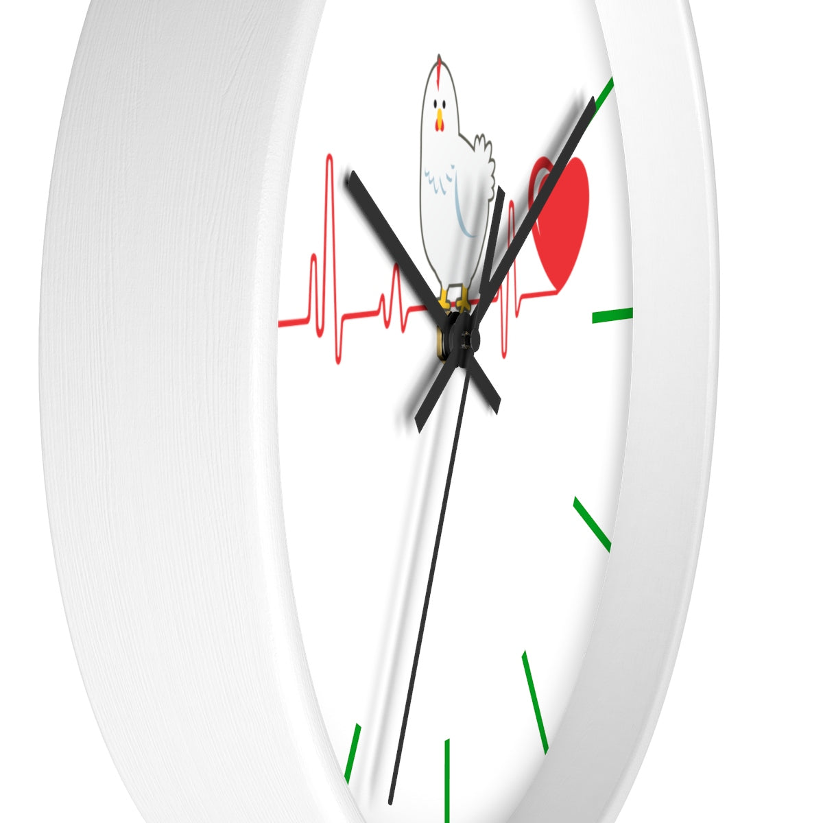 Chicken Heartbeat Wall clock