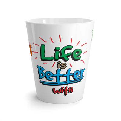 Life Is Better With Sheep Latte mug