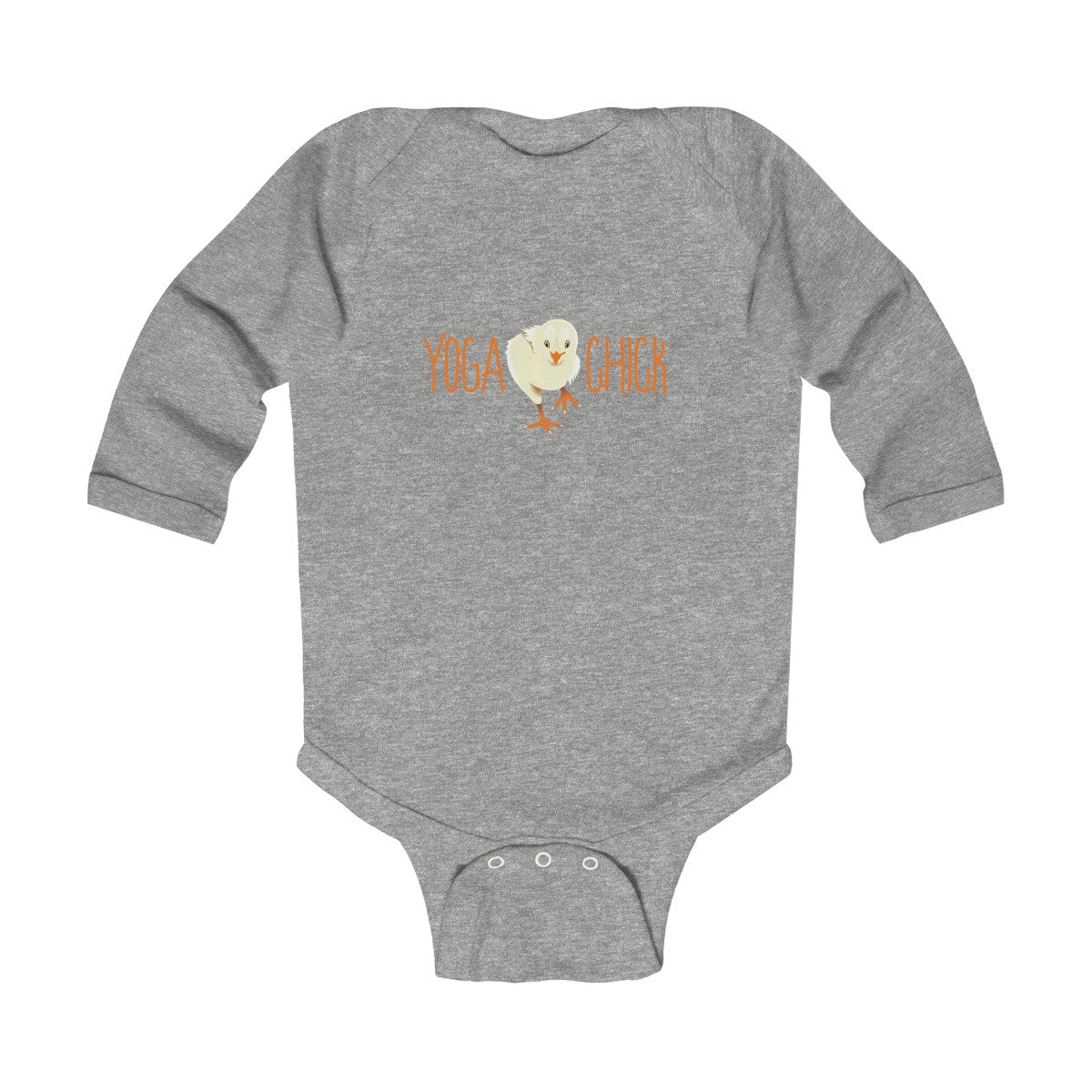 Yoga Chick Long Sleeve Onesie