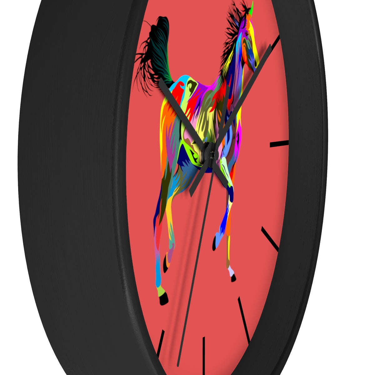 Painted Horse Wall clock
