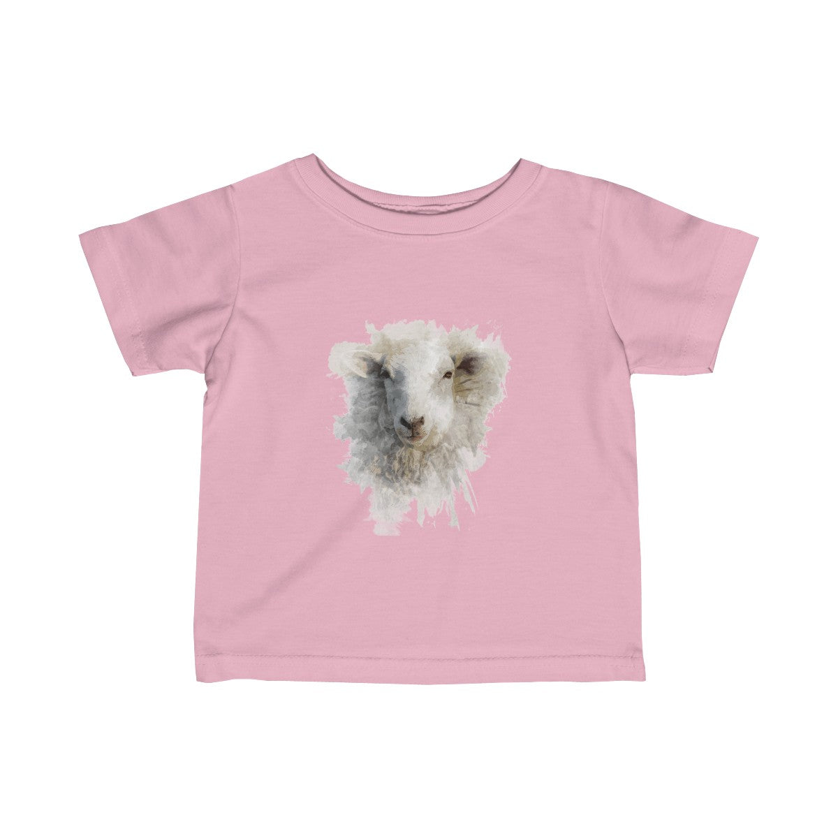 Watercolor Sheep Baby Tee
