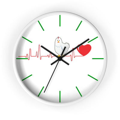Chicken Heartbeat Wall clock