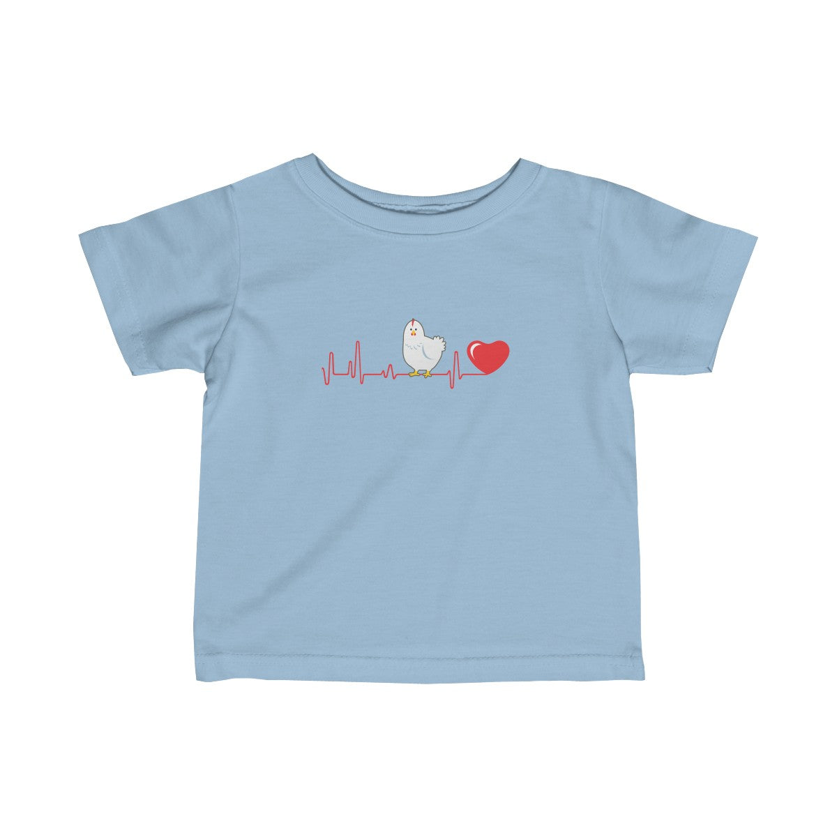 Chick Heartbeat Baby Tee