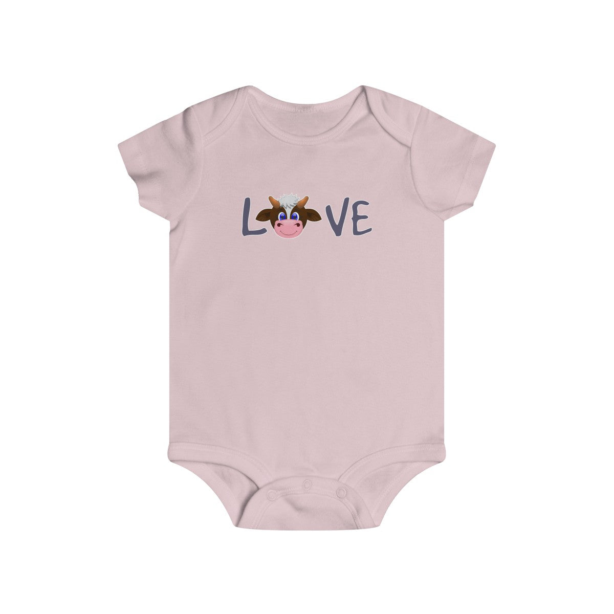 Cow LOVE Baby Fine Jersey Onesie