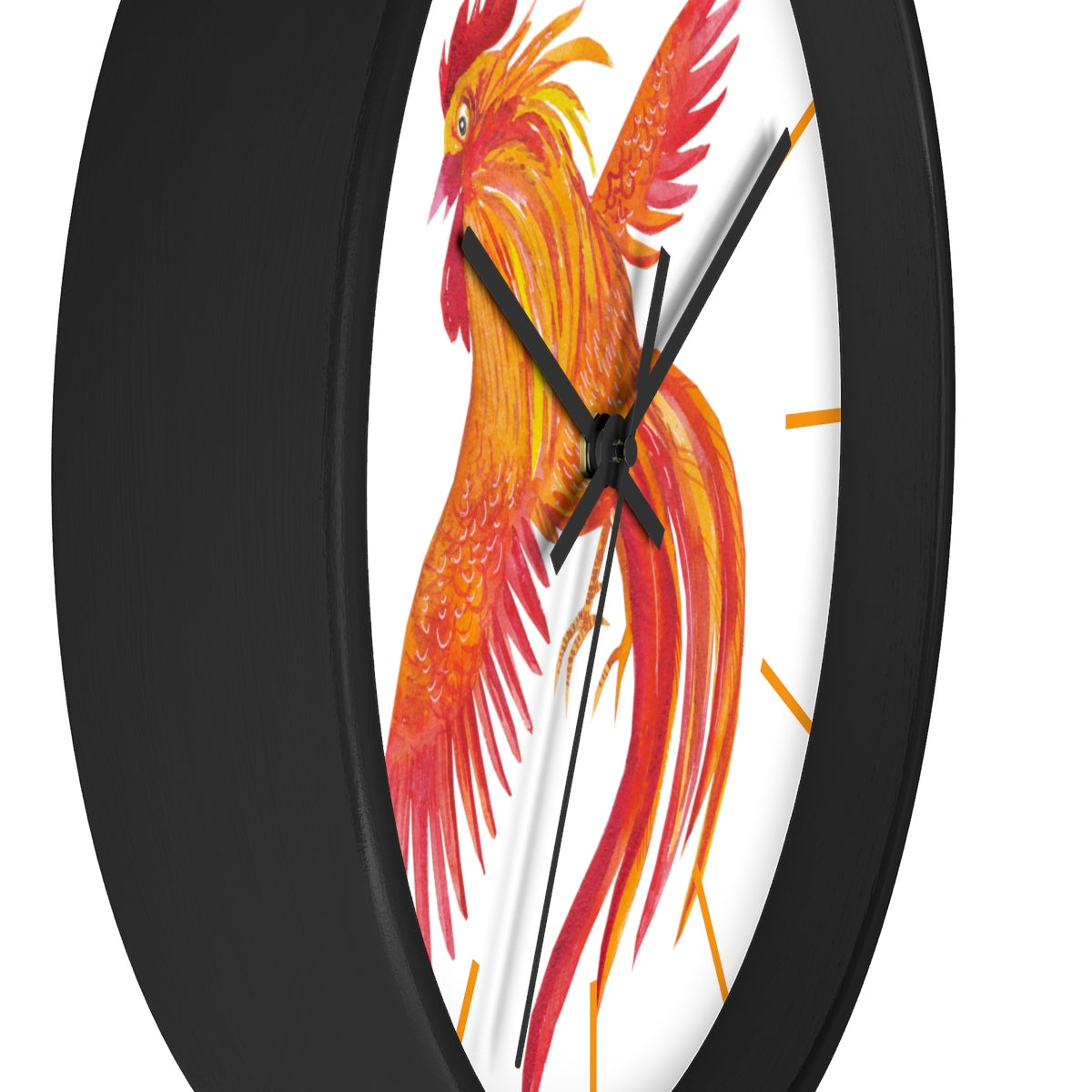 Hen Flight Wall clock