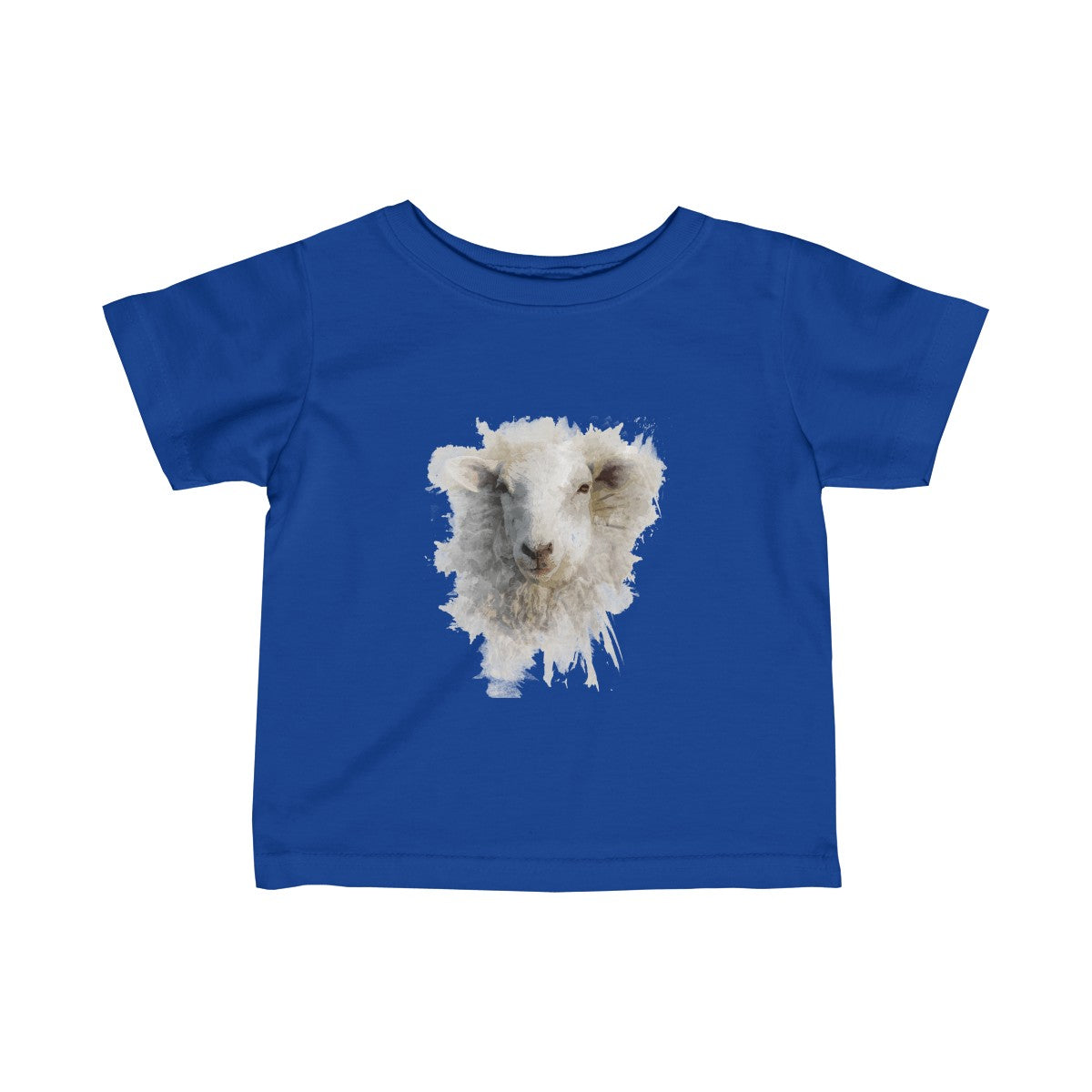 Watercolor Sheep Baby Tee