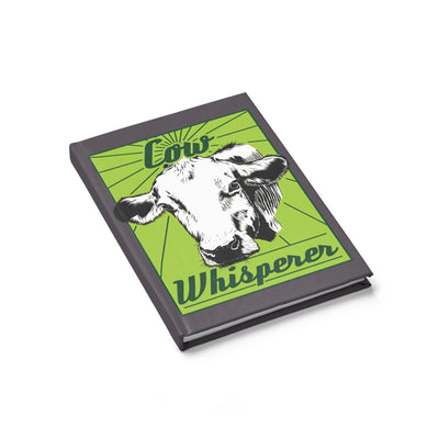 Cow Whisperer Hardbound Journal w Ruled Lines