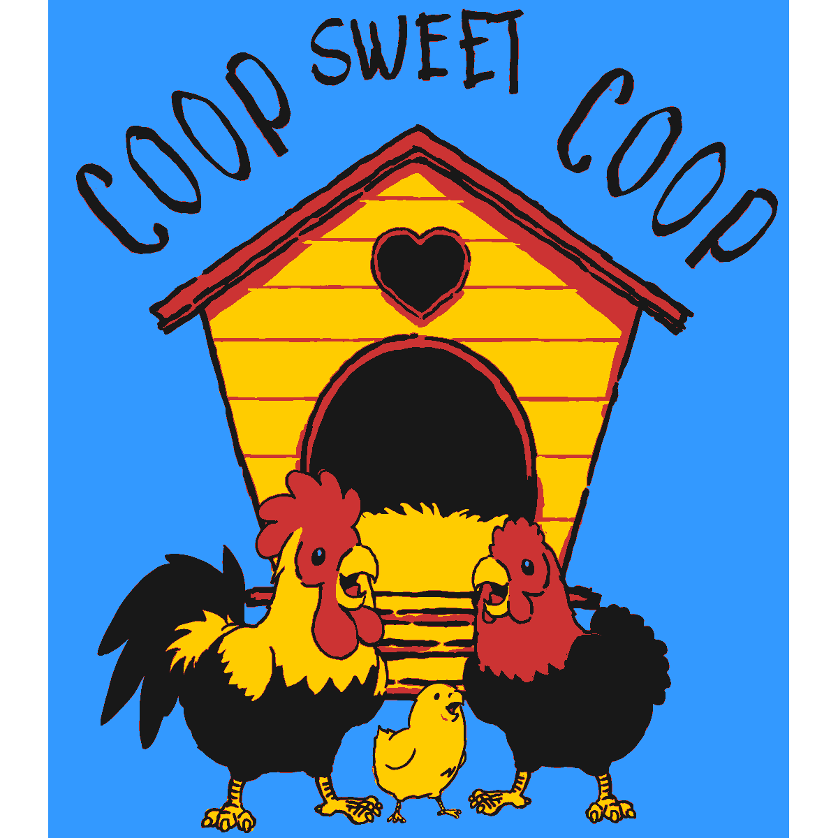 Coop Sweet Coop Embroidered Apron