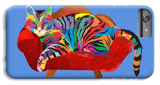 Painted Cool Cat Phone Cases - Tough or Slim