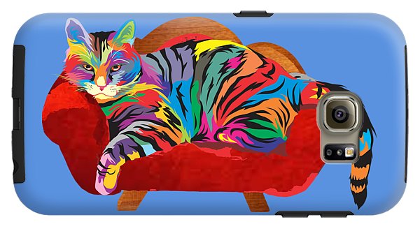 Painted Cool Cat Phone Cases - Tough or Slim