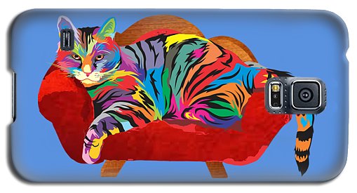 Painted Cool Cat Phone Cases - Tough or Slim