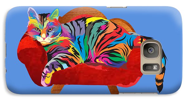 Painted Cool Cat Phone Cases - Tough or Slim