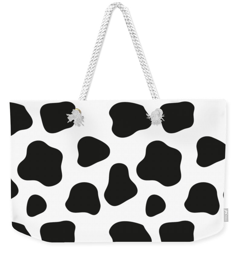 Cow Spots Weekender Large Tote Bag