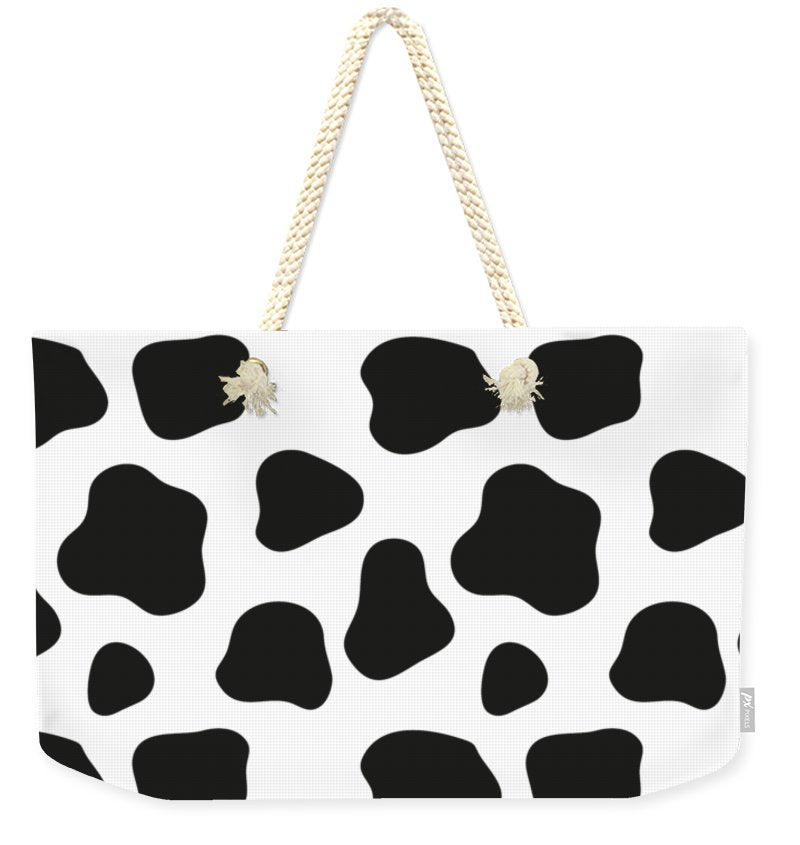 Cow Spots Weekender Large Tote Bag