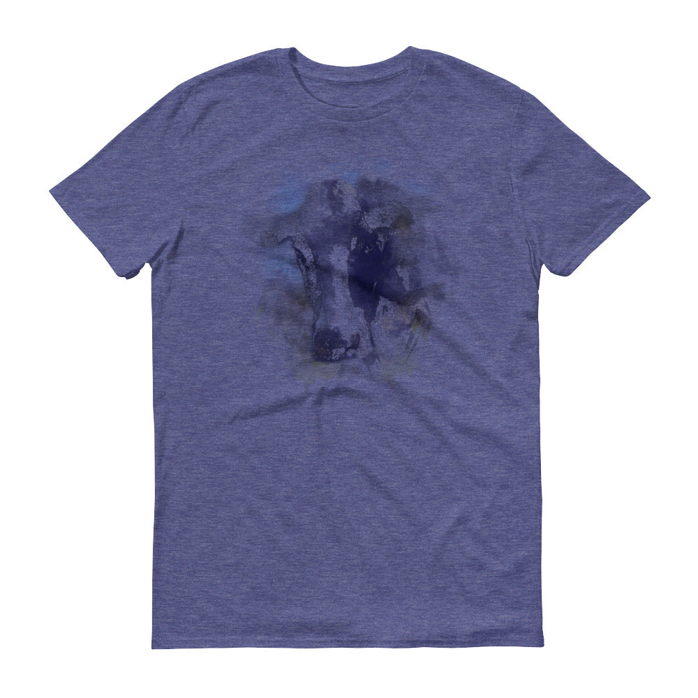 Watercolor Holstein Cow Men's Short-Sleeve T-Shirt
