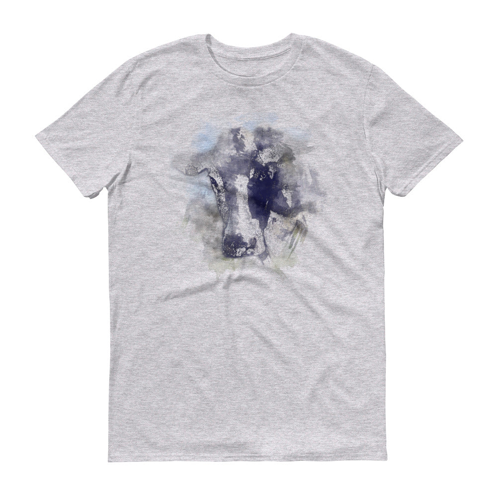 Watercolor Holstein Cow Men's Short-Sleeve T-Shirt