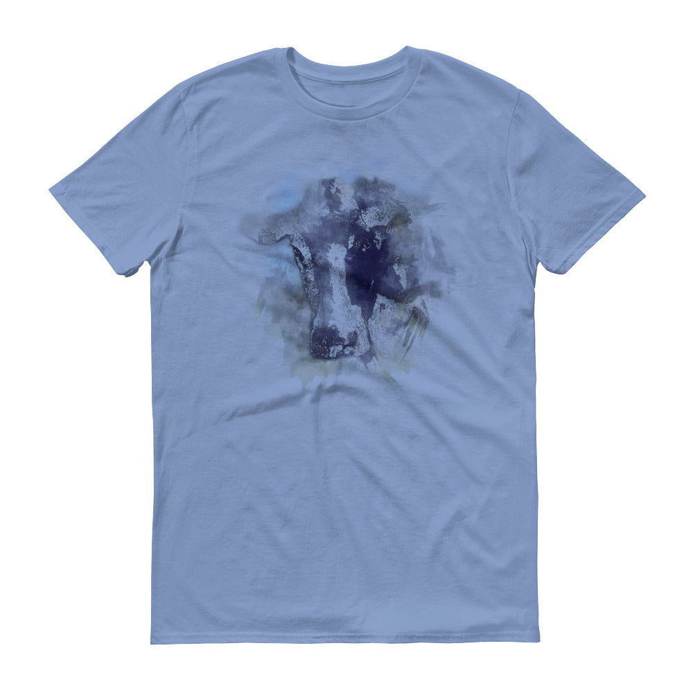Watercolor Holstein Cow Men's Short-Sleeve T-Shirt