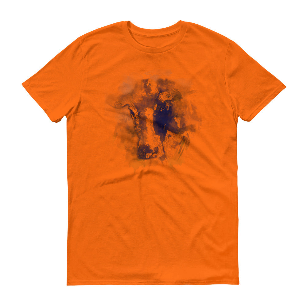 Watercolor Holstein Cow Men's Short-Sleeve T-Shirt