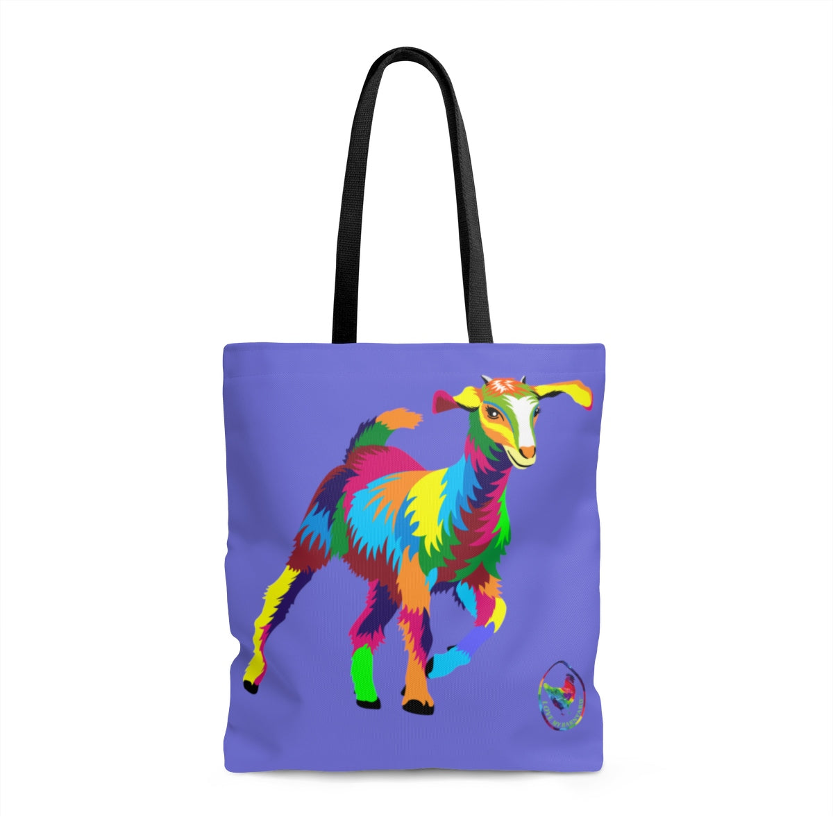 Painted Kid Goat Tote Bag