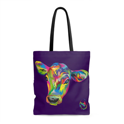 Painted Cow Tote Bag