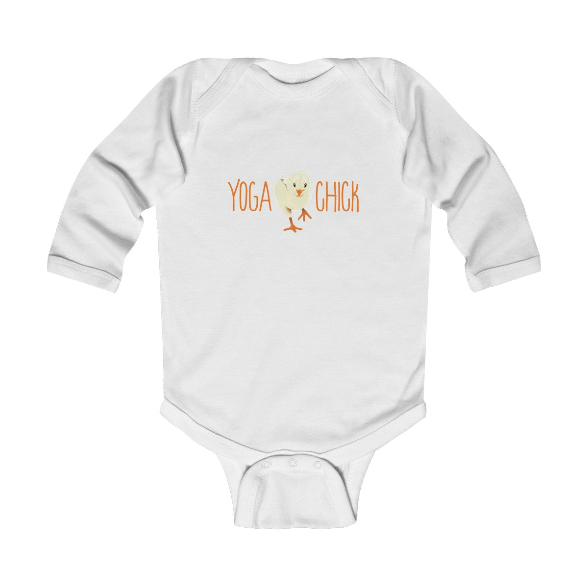 Yoga Chick Long Sleeve Onesie