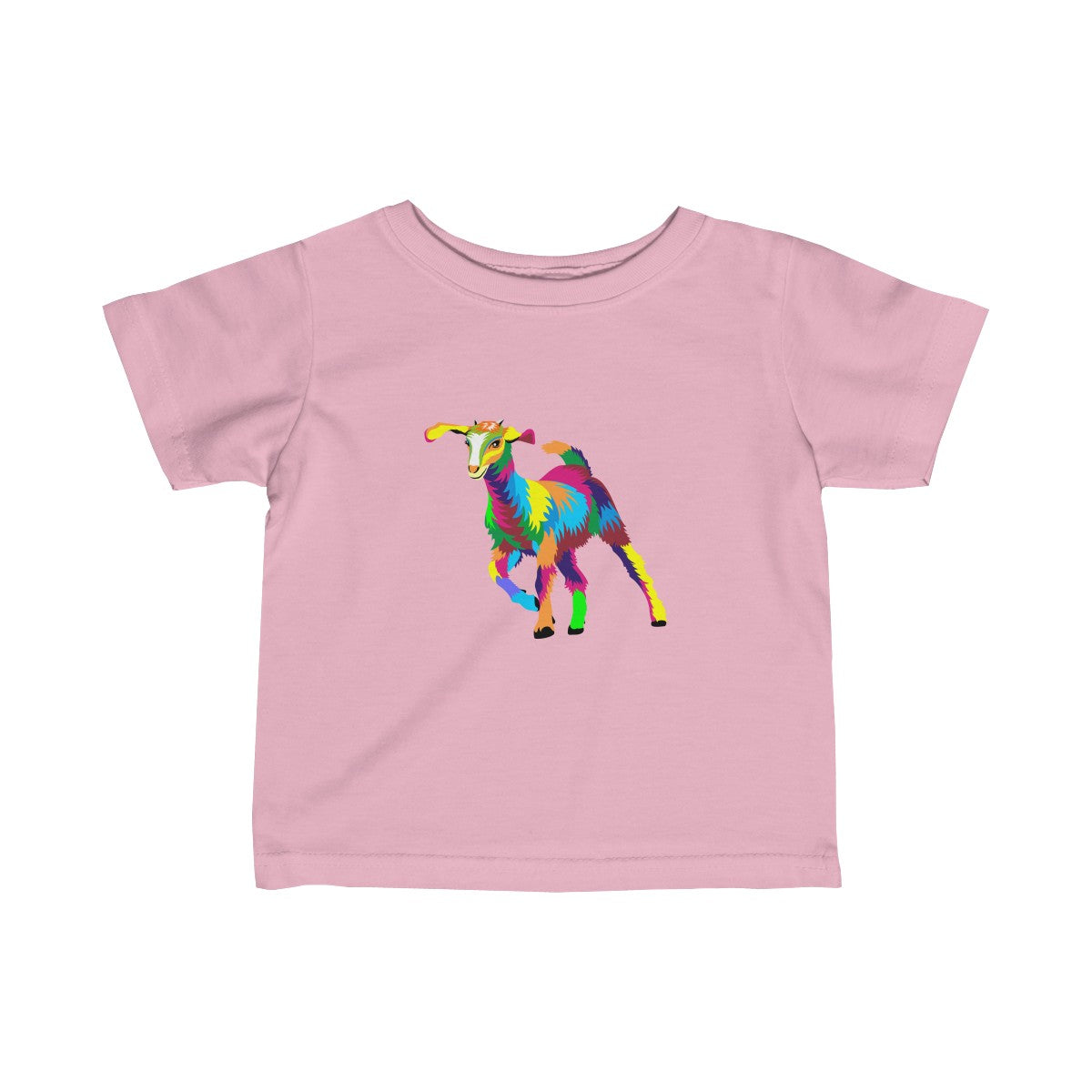 Painted Kid Goat Baby Tee