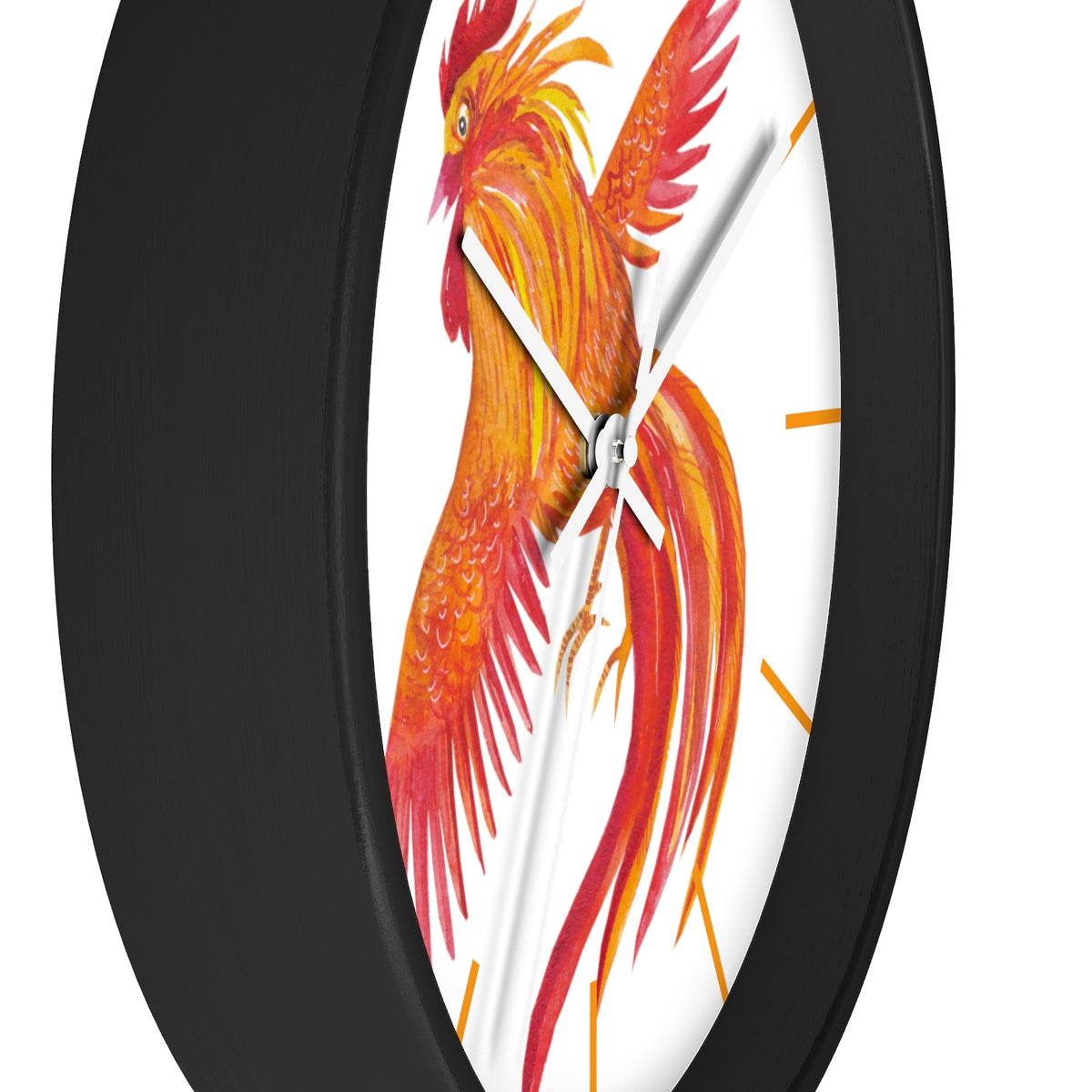 Hen Flight Wall clock