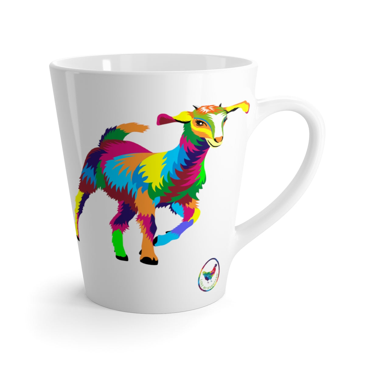Painted Goat Latte mug