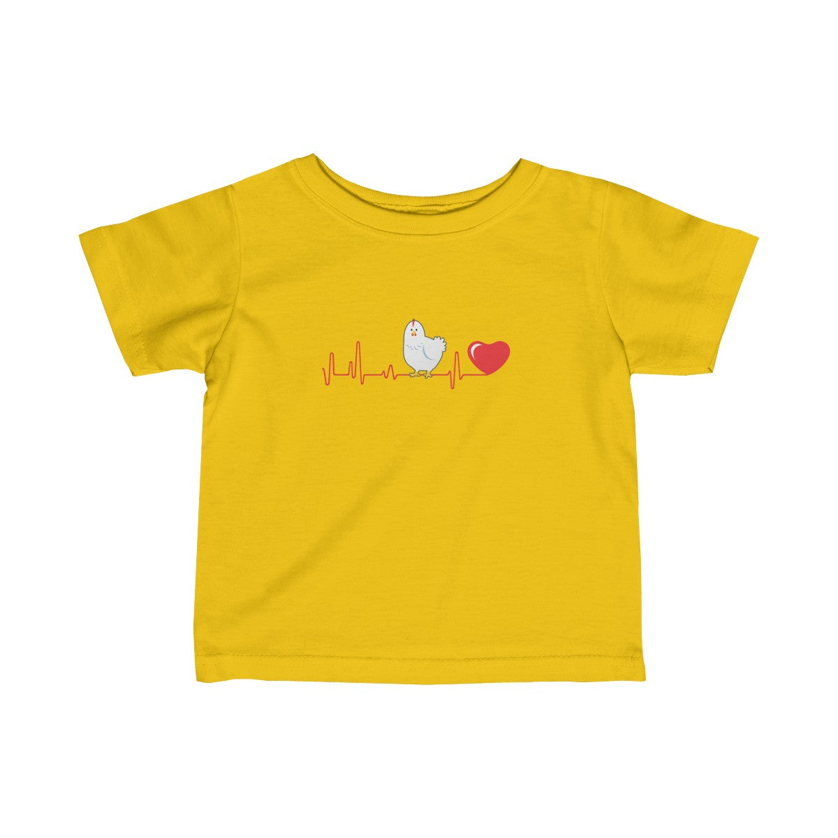 Chick Heartbeat Baby Tee
