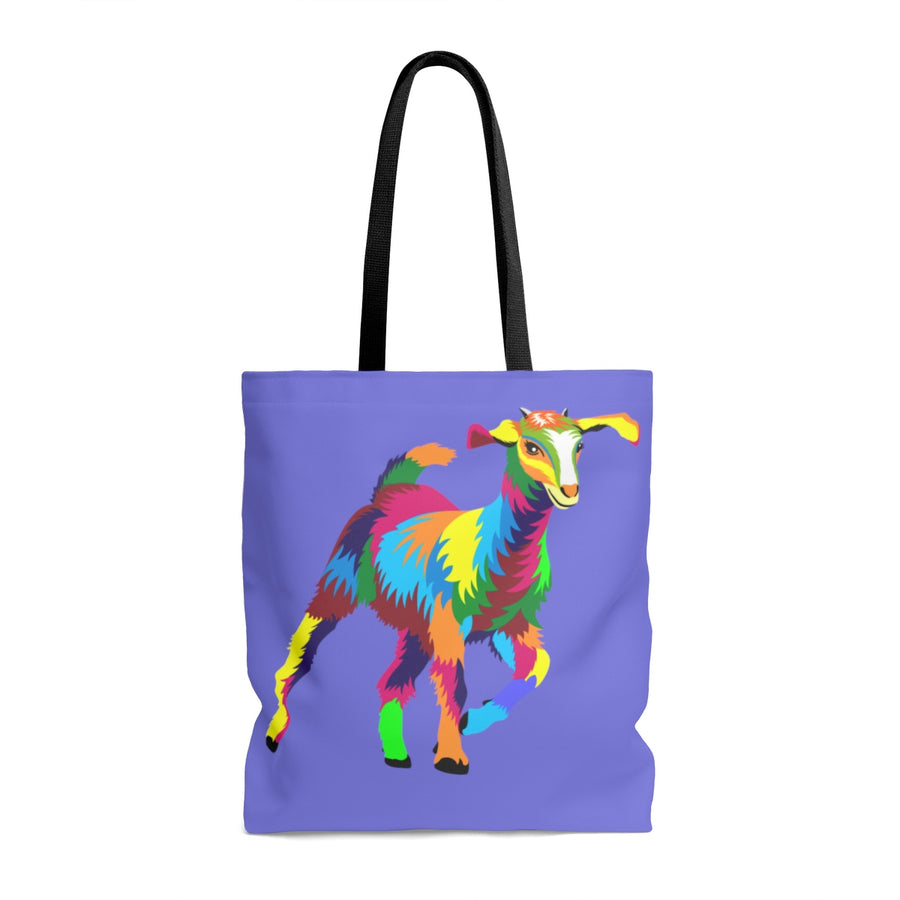 Painted Kid Goat Tote Bag