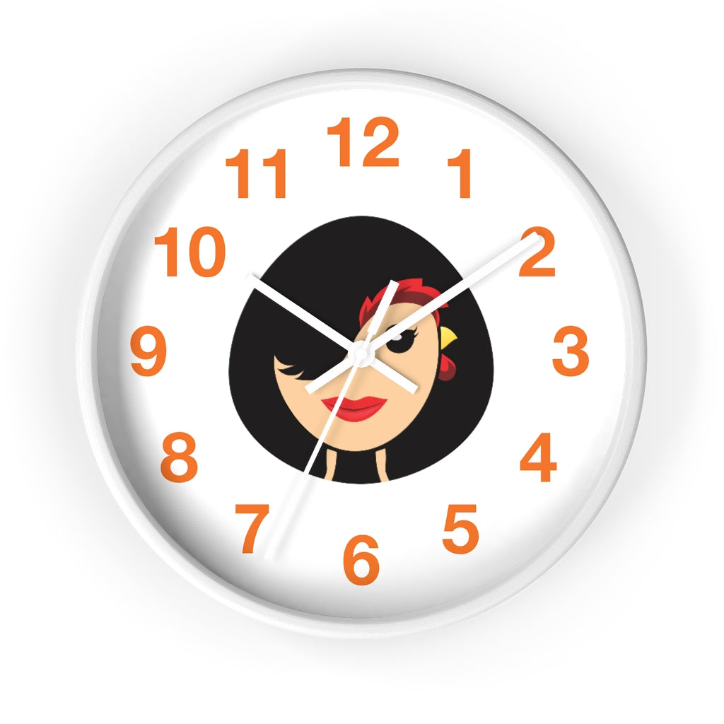 Chicken Lady Wall clock