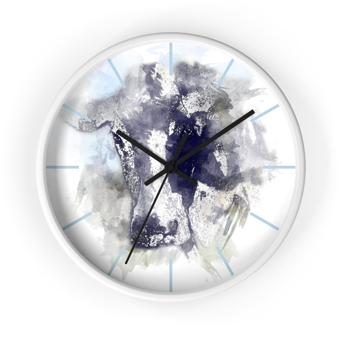 Holstein Water Color Wall clock