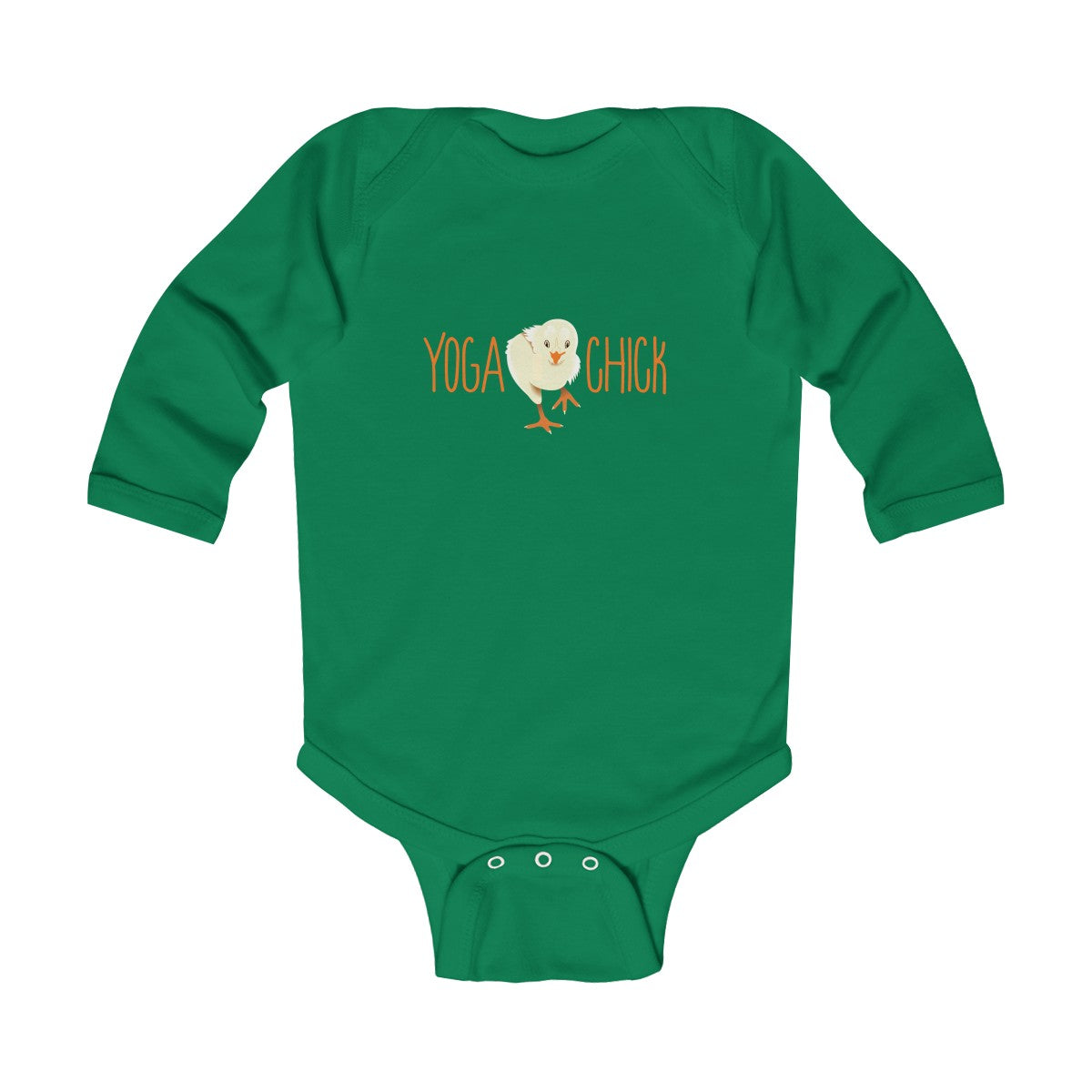 Yoga Chick Long Sleeve Onesie