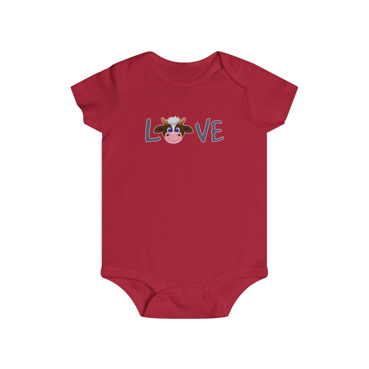Cow LOVE Baby Fine Jersey Onesie