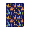 Llama Lover Sherpa Fleece Blanket