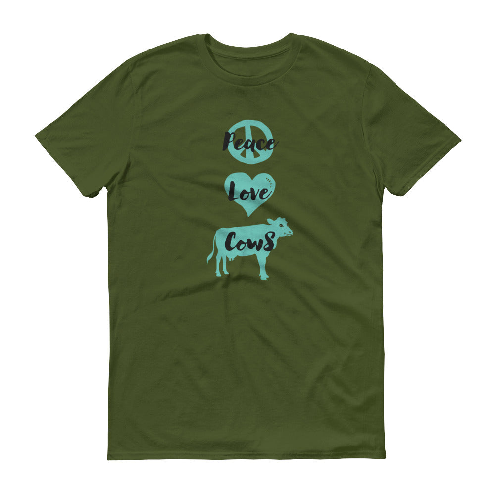 Peace Love Cows Men's T-Shirt