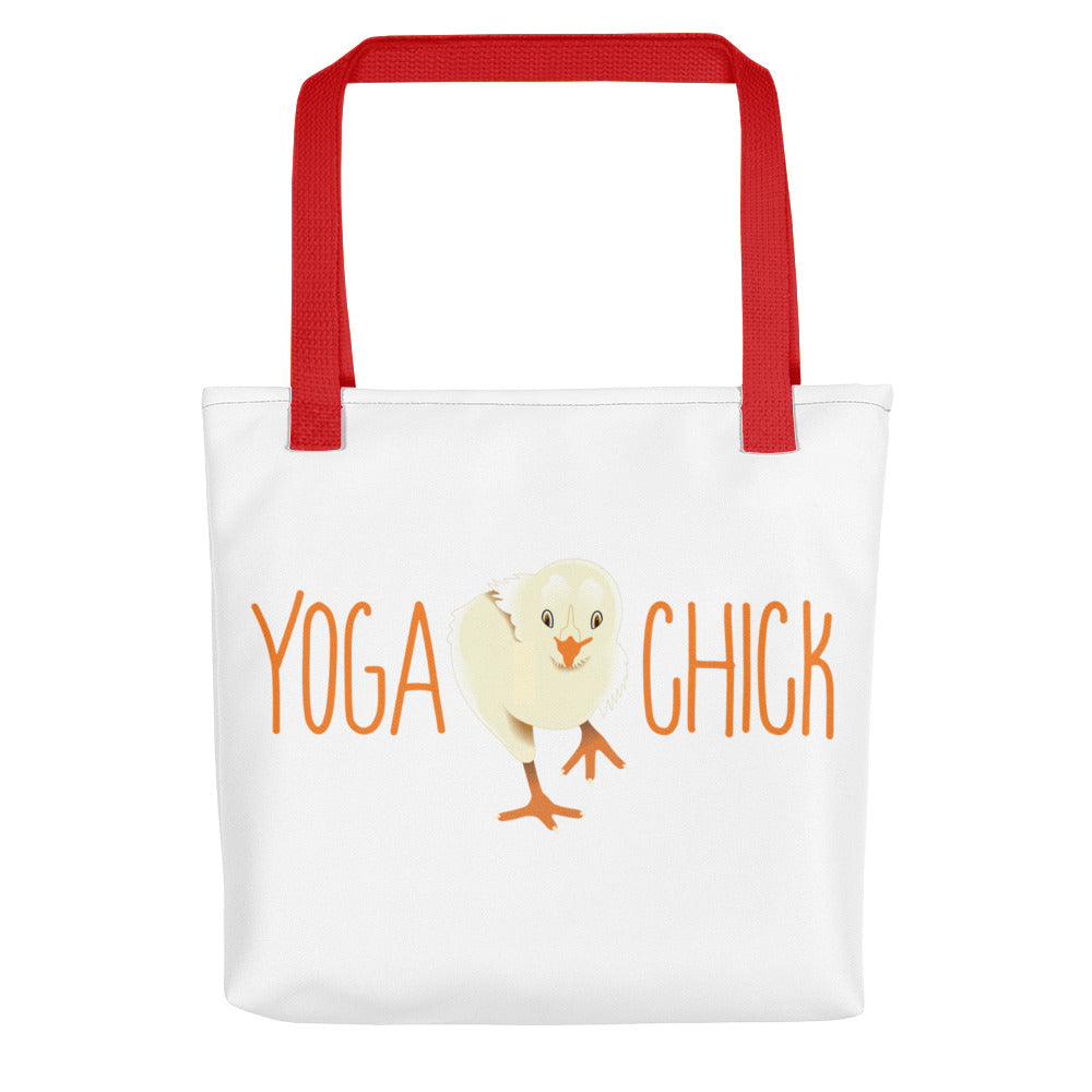 Yoga Chick Tote Bag