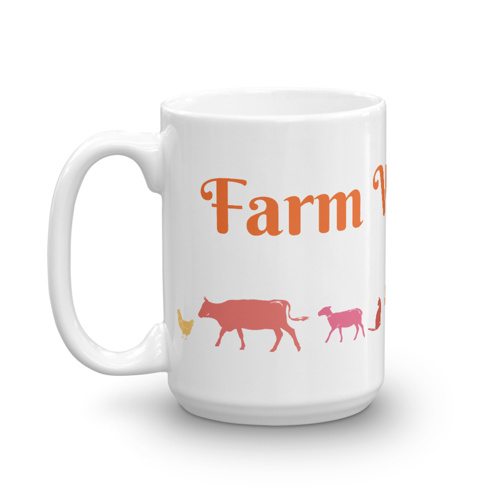 Farm Whisperer Glossy White Coffee Mug