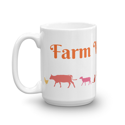Farm Whisperer Glossy White Coffee Mug