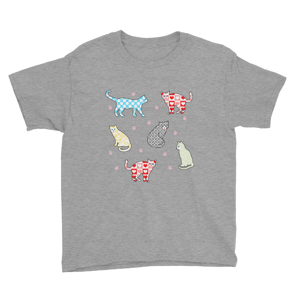 Gingham Cats Kids' Soft Cotton Tee